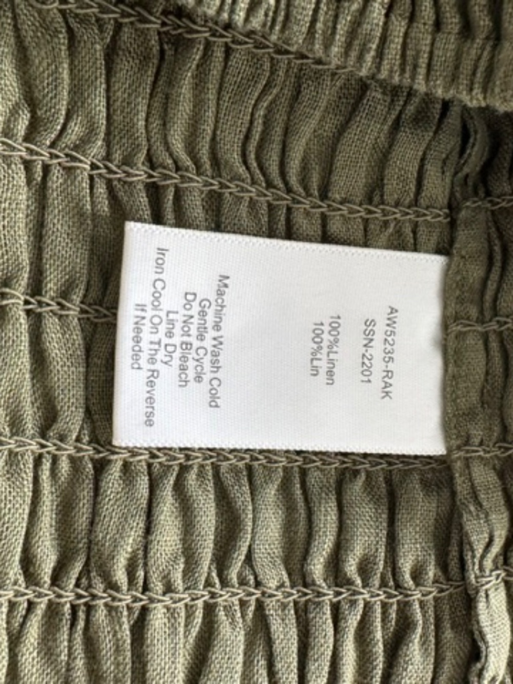 ATM Anthony Thomas Melillo - Bustier top - Army Green - L - Picture 7 of 8